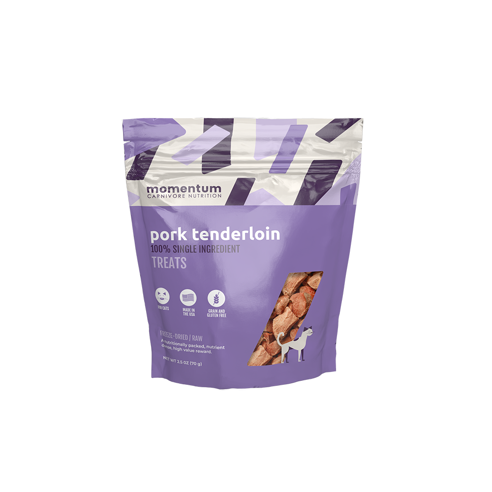 MOMENTUM Cat Treats - Pork Tenderloin 2.5oz