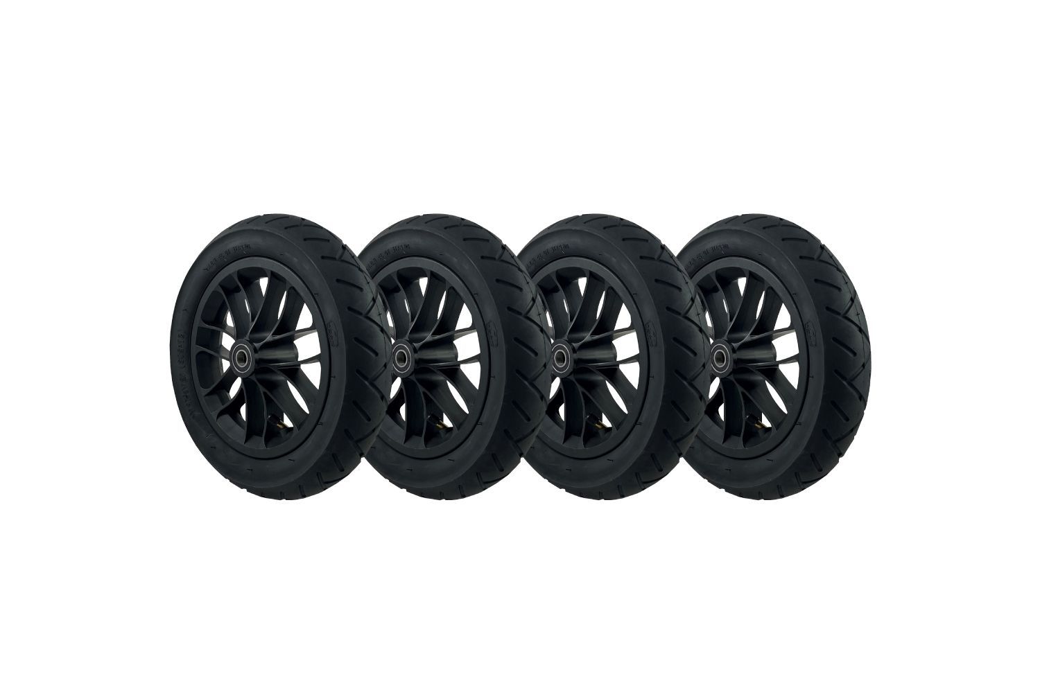 Dino-Cars Komplettrad Speedy Schwarz Satz 4 Stk.