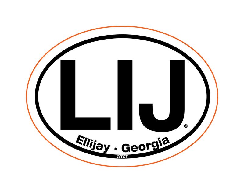 Mini LIJ Sticker Oval (WHITE)