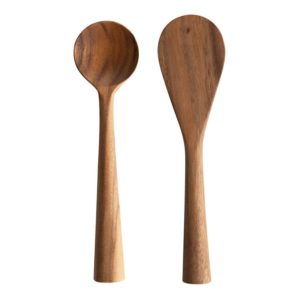 Acacia Wood Standing Spoon