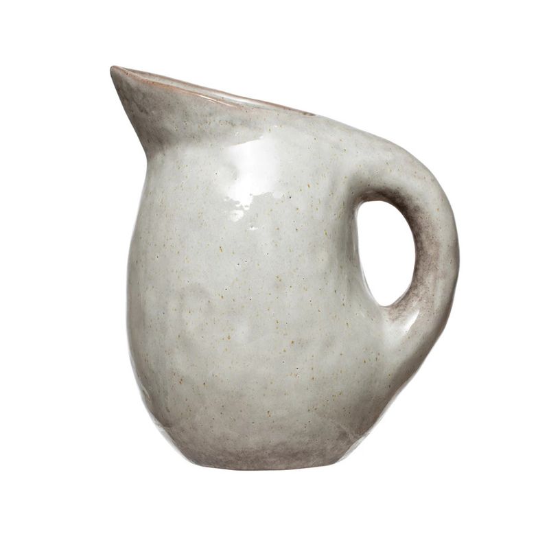 Food Safe Stoneware Pitcher w/ Reactive Glaze