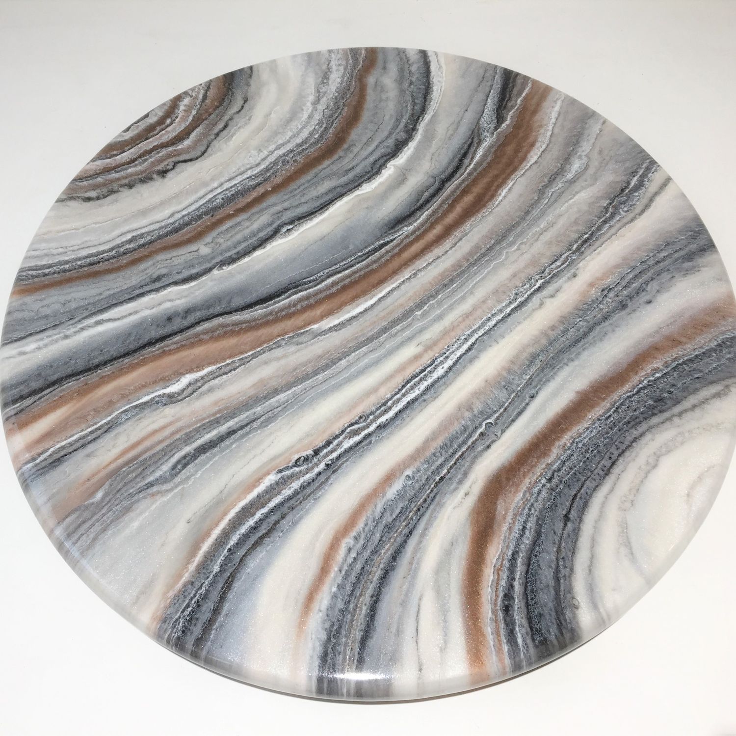 18"  Lazy Susan  Earth Tones