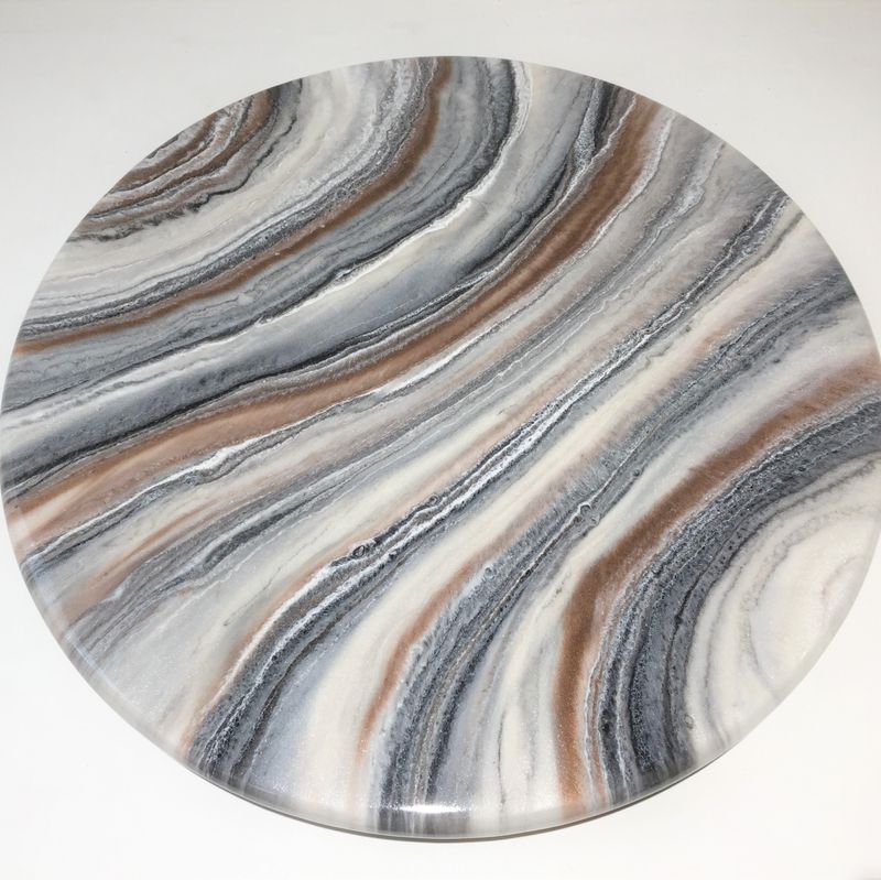 18"  Lazy Susan  Earth Tones