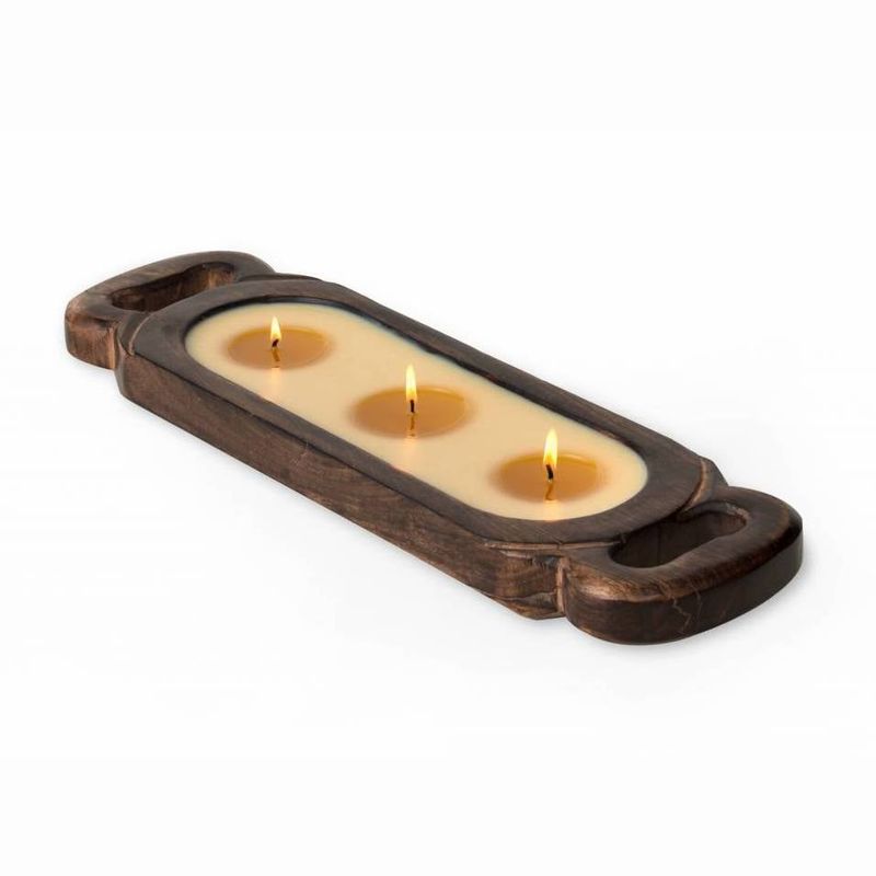 Wooden Candle Tray