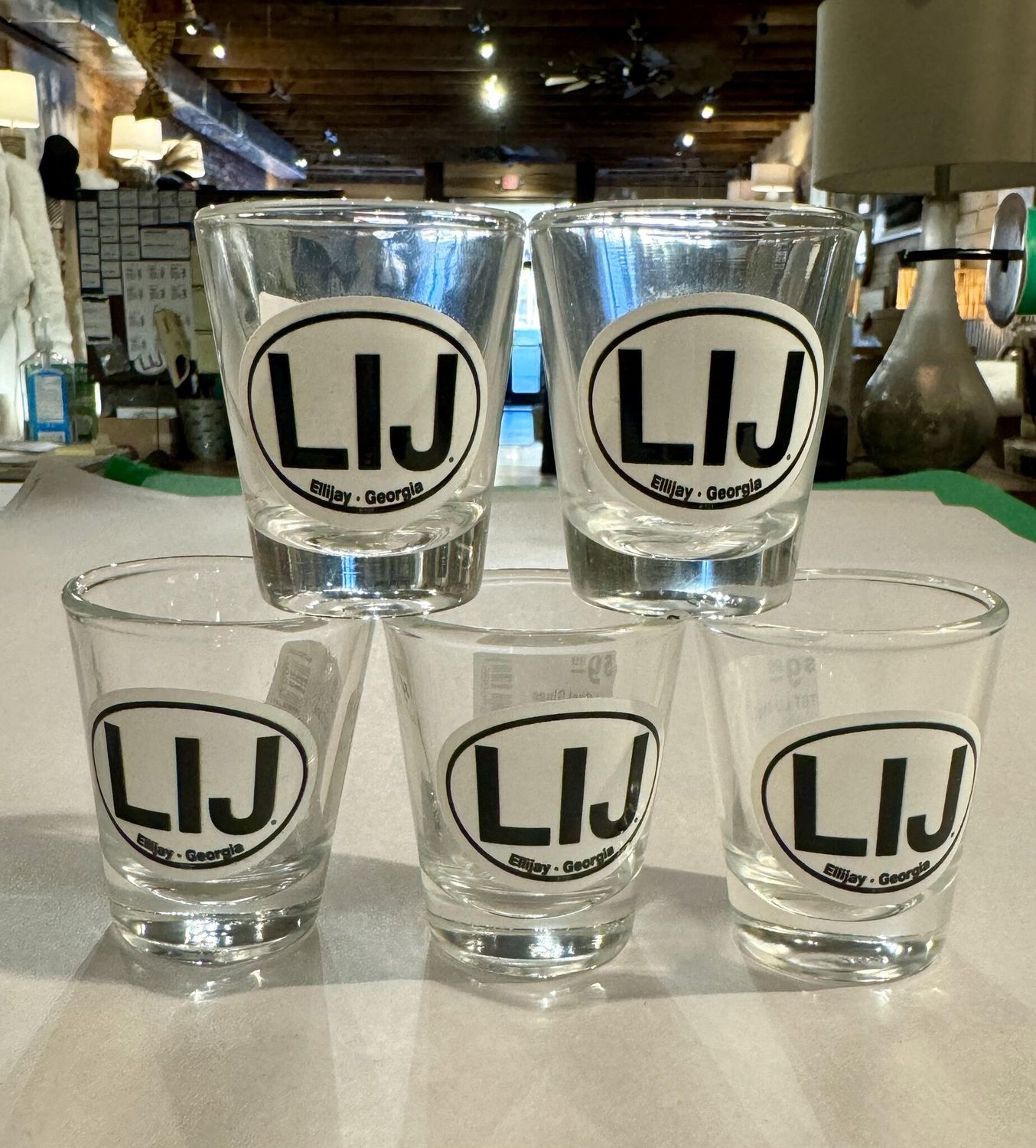 LIJ Shot Glass