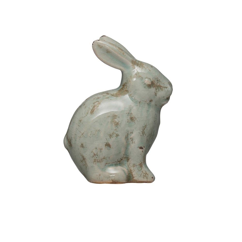 Blue Terracotta Rabbit