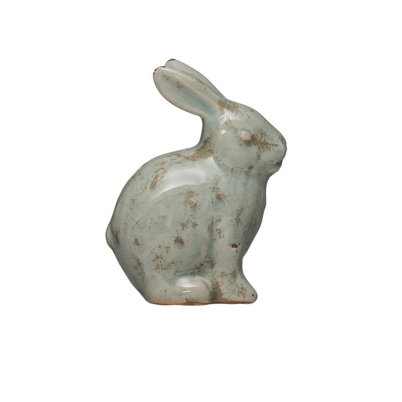 Blue Terracotta Rabbit