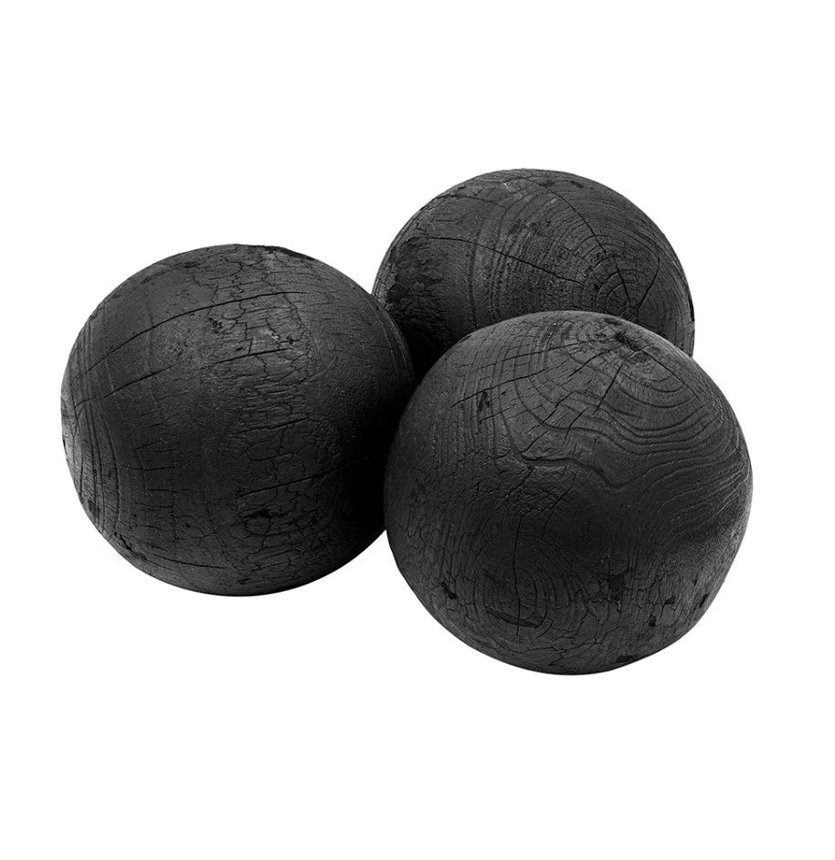 Teak Decorative Orb 6"x6"