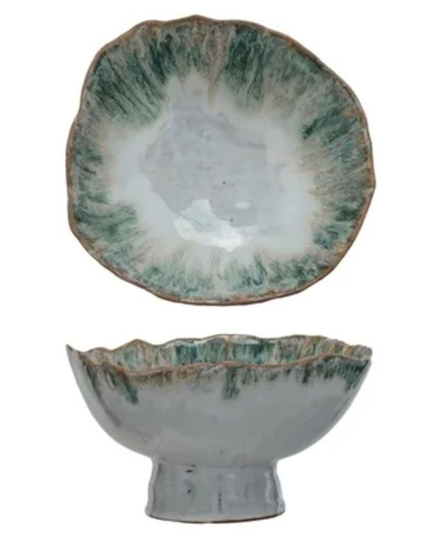 Stoneware Footed Bowl