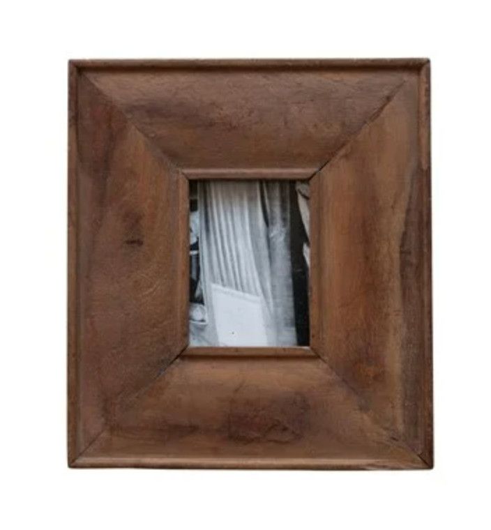Found Wood Photo Frame (Each Style, Size &amp; Color Will Vary)