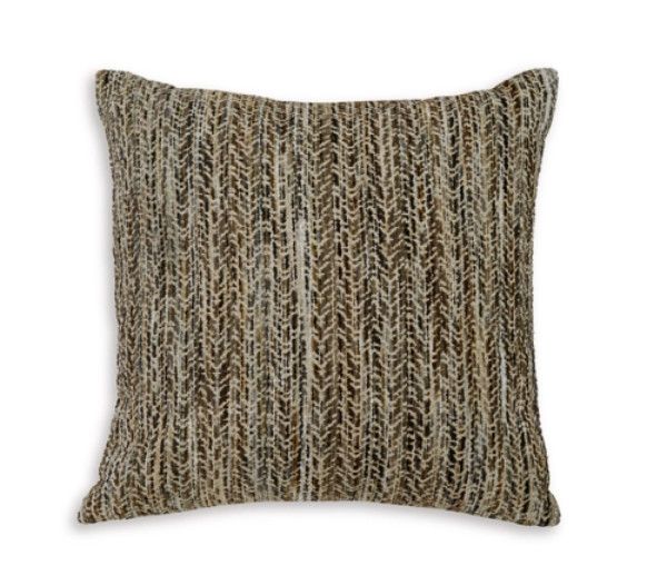 Distressed Chevron Pattern 20x20 Pillow