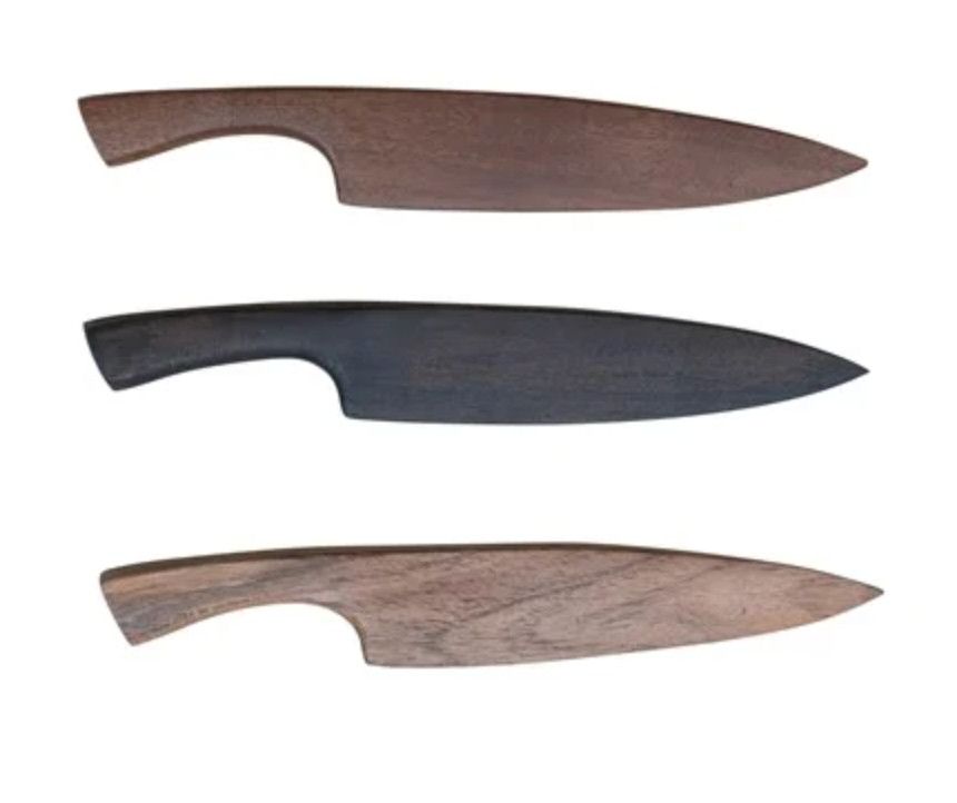 Acacia Wood Cheese Knife, 3 Colors
