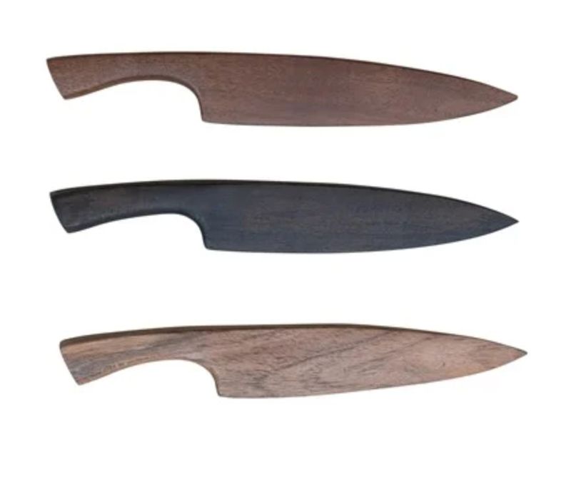 Acacia Wood Cheese Knife, 3 Colors