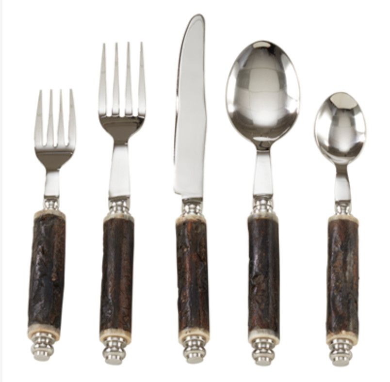 Bark Wood Flatware