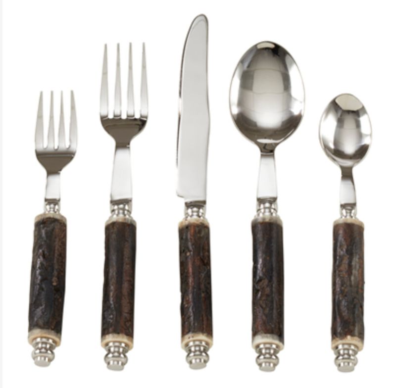 Bark Wood Flatware