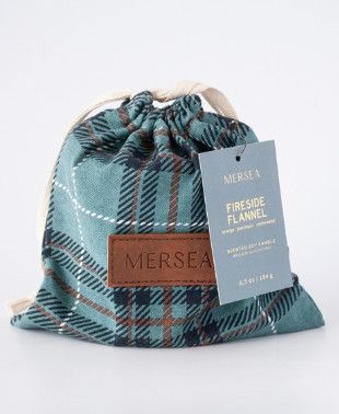 Plaid Bag Candle - Fireside Flannel