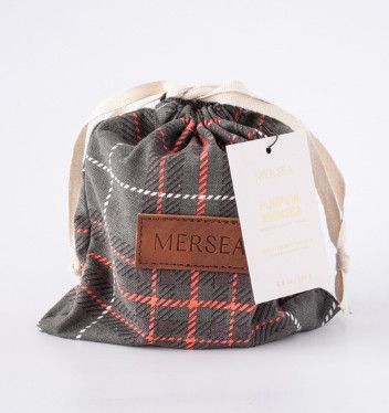 Plaid Bag Candle - Pumpkin Whimsea
