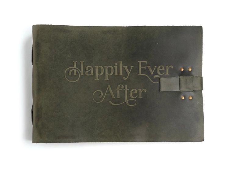Happily Ever After Leather Adventure Journal