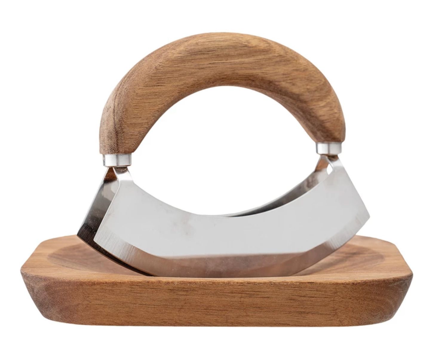 Mezzaluna with Cutting Board