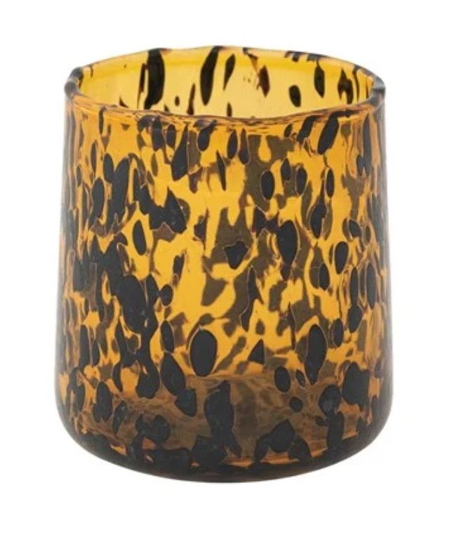 CC 10oz Tortoise Shell Drinking Glass