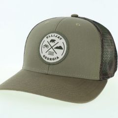Bike/Bear Round Patch Hat