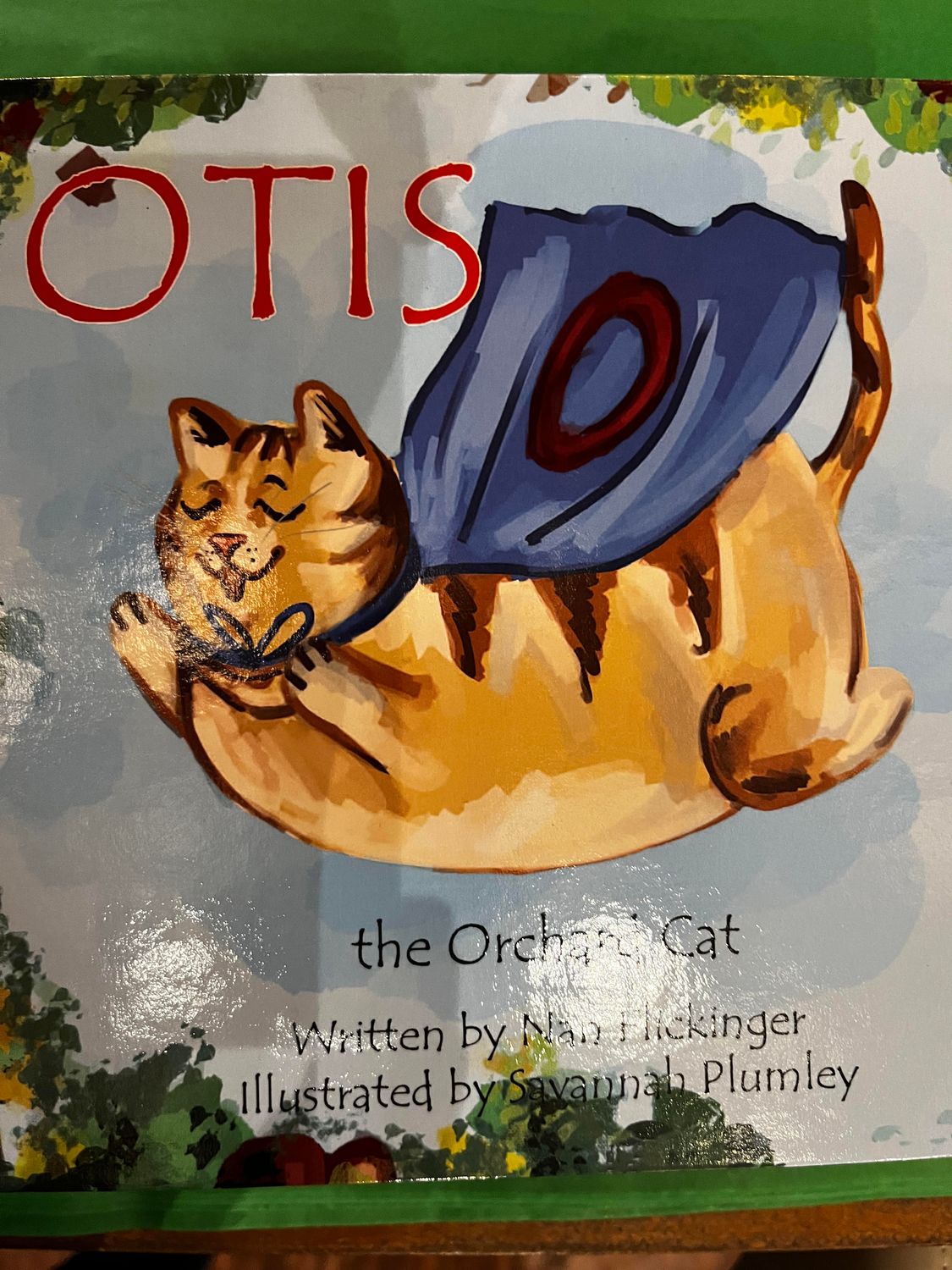 Consignment Nan Flickinger "Otis The Orchard Cat" Book (Hardcopy)