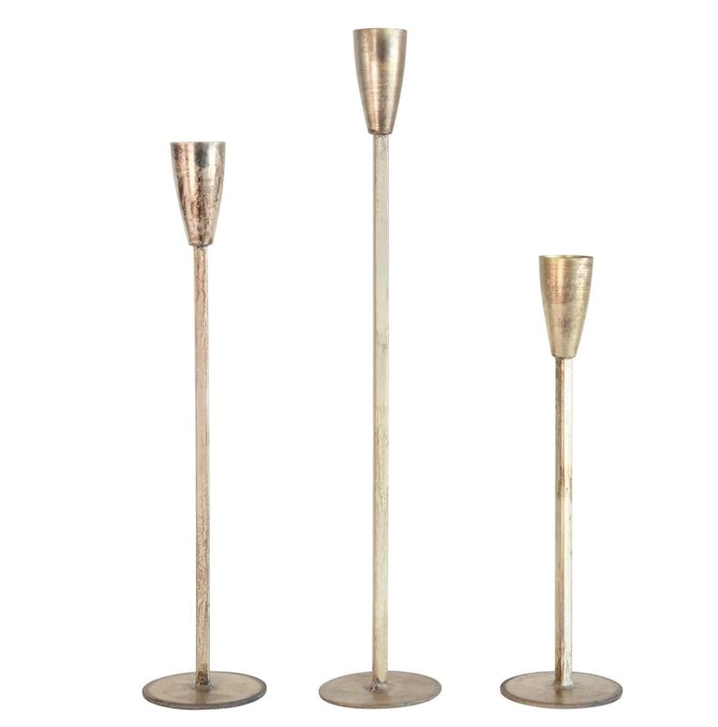 Brass Candle Holder Tapered