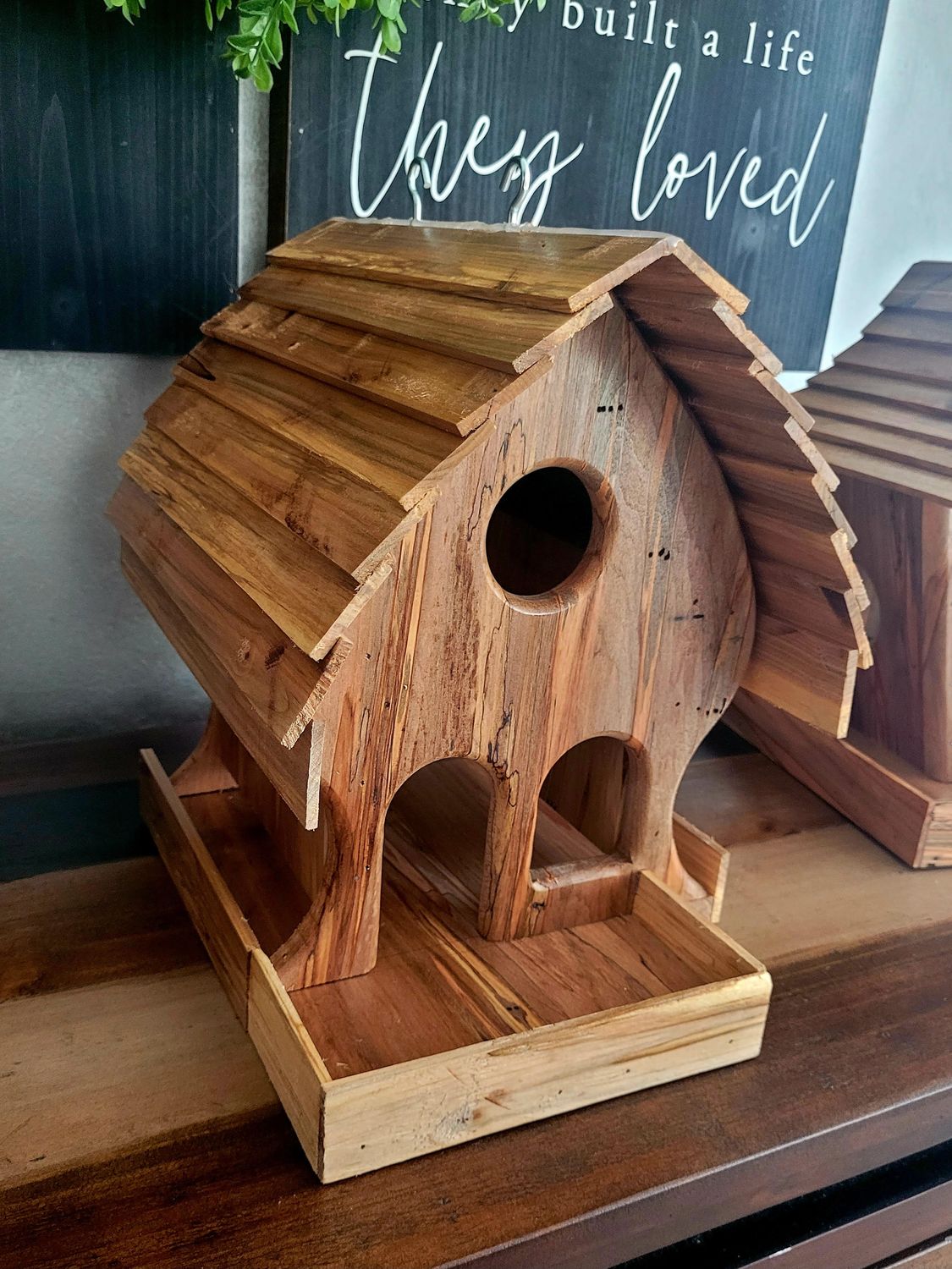 Consignment  Will Woodworks  Cedar Bird Feeder #58