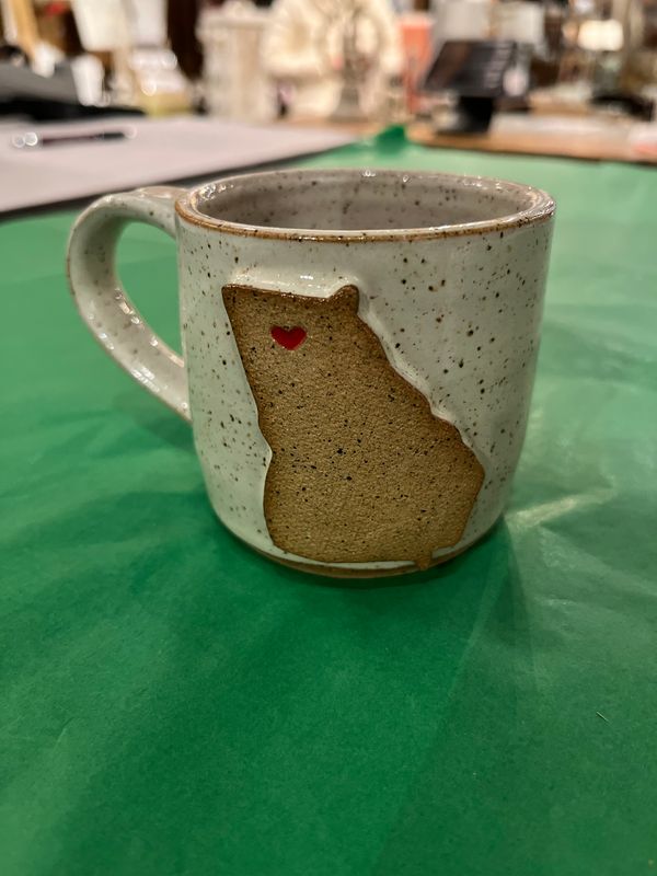 Consignment Kathy Cobb Ceramic "Ellijay Mug Cream"
