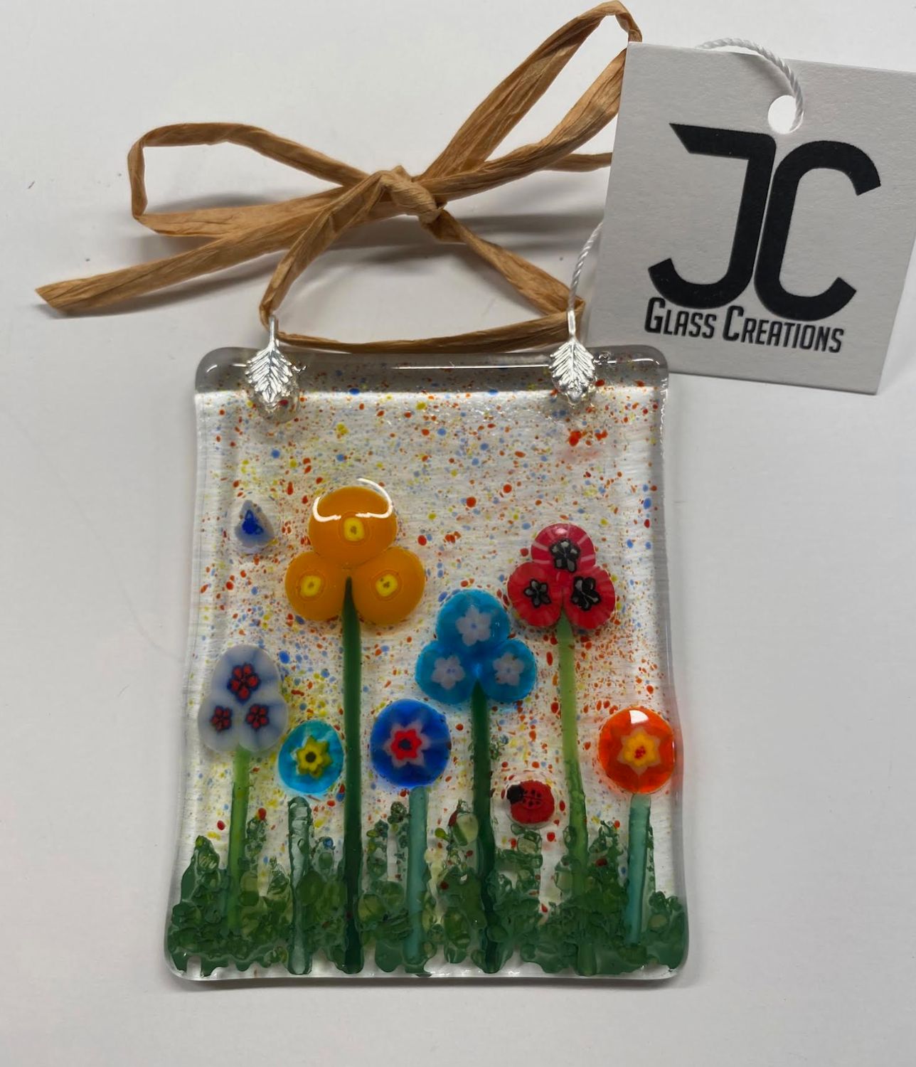 Consignment Jean Carrasco Glass Flower Garden