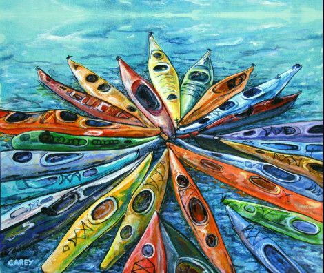 Consignment Sheila Carey Notecards Kayakascope