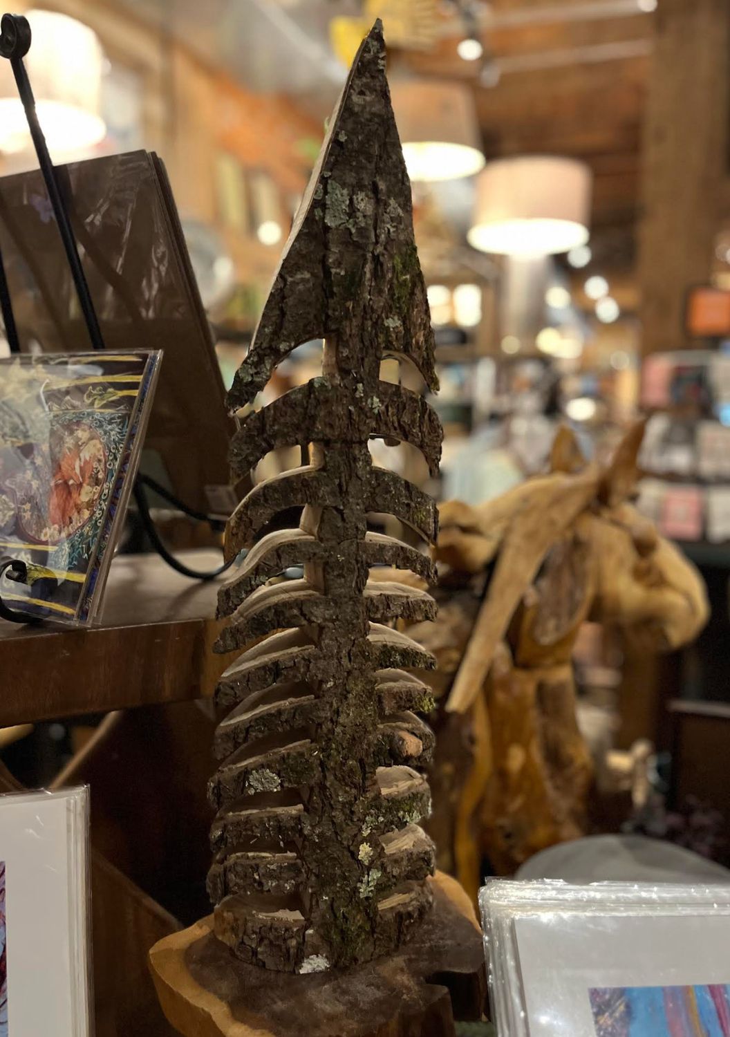 Consignment Doug Piette Wood Carved Trees, Size: XL-  22-25"