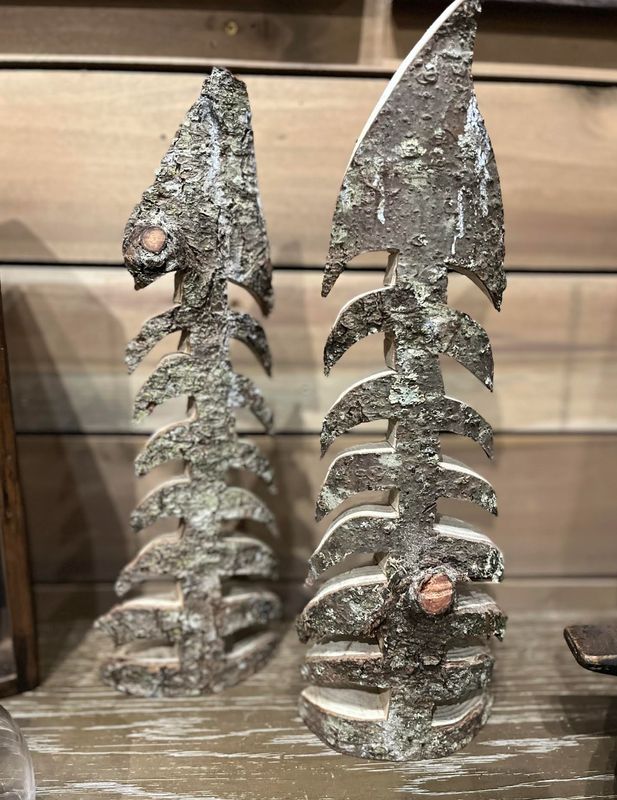 Consignment Doug Piette Wood Carved Trees