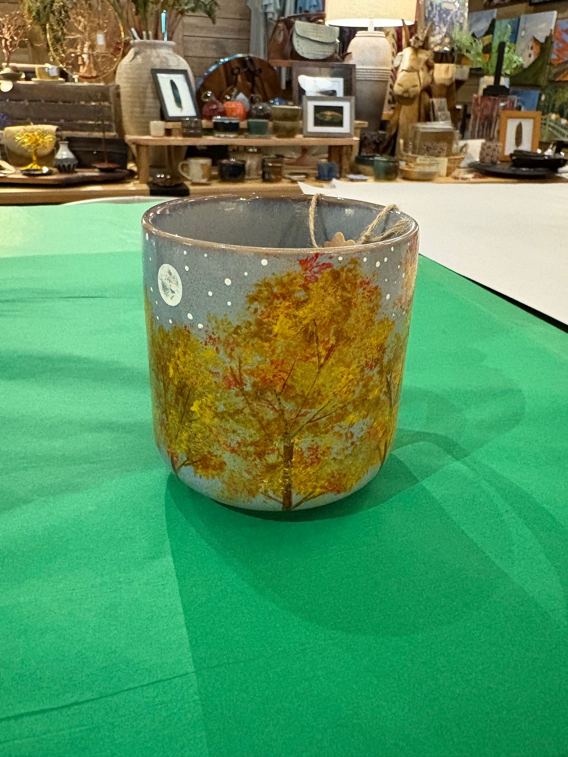 Consignment Kelly Glaros Mug, Style: "Fall Forest"