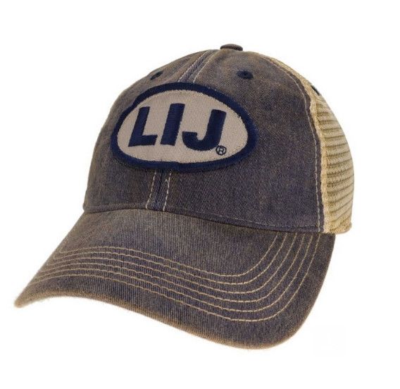Old Favorite LIJ Oval Patch Hat, Color: Navy Vintage