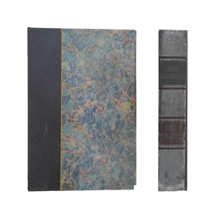 CC Vintage Reproduction Book Box, Color: Blue, Size: Small