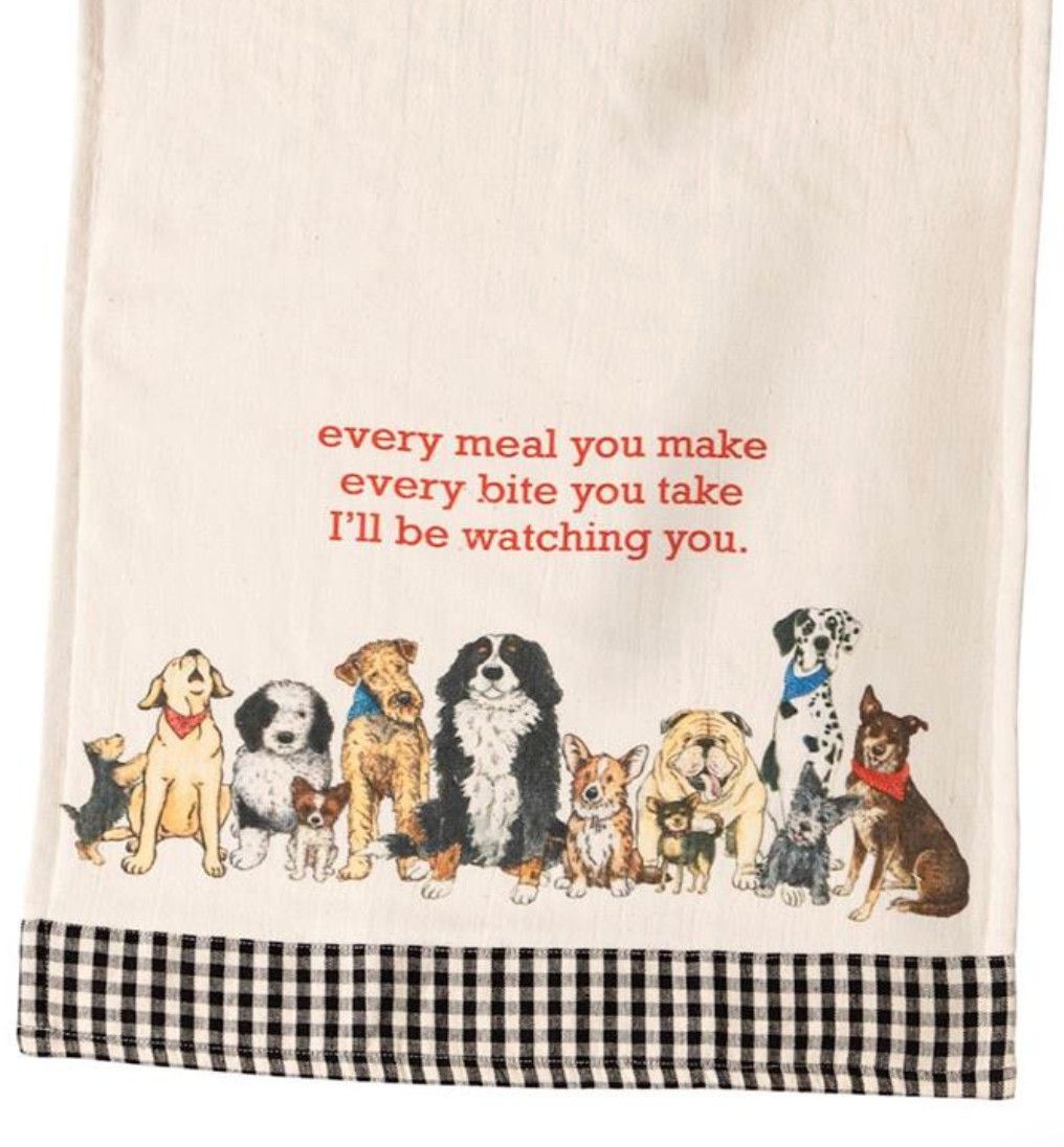 Dog Tea Towels, Style: "Every Meal You Make"