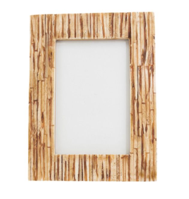 Thin Cut Bone Photo Frame 5x7"