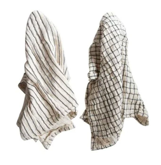 Cotton Tea Towel, Style: Stripe