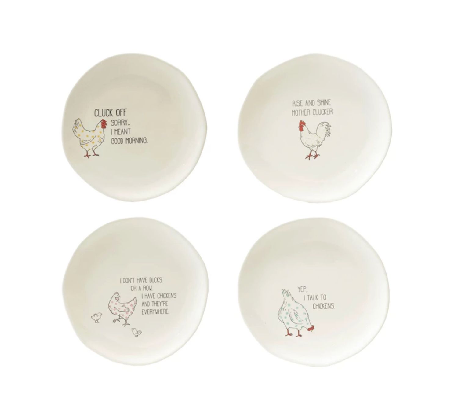 Chicken Plate, Style: "Rise &amp; Shine"