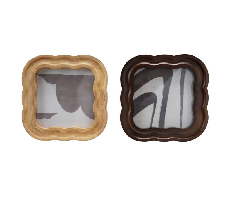 Scalloped Photo Frame 4x4"