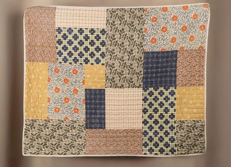 Quilted Patchwork Throw