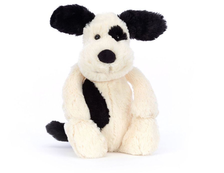 Bashful Black &amp; Cream Puppy (Small)