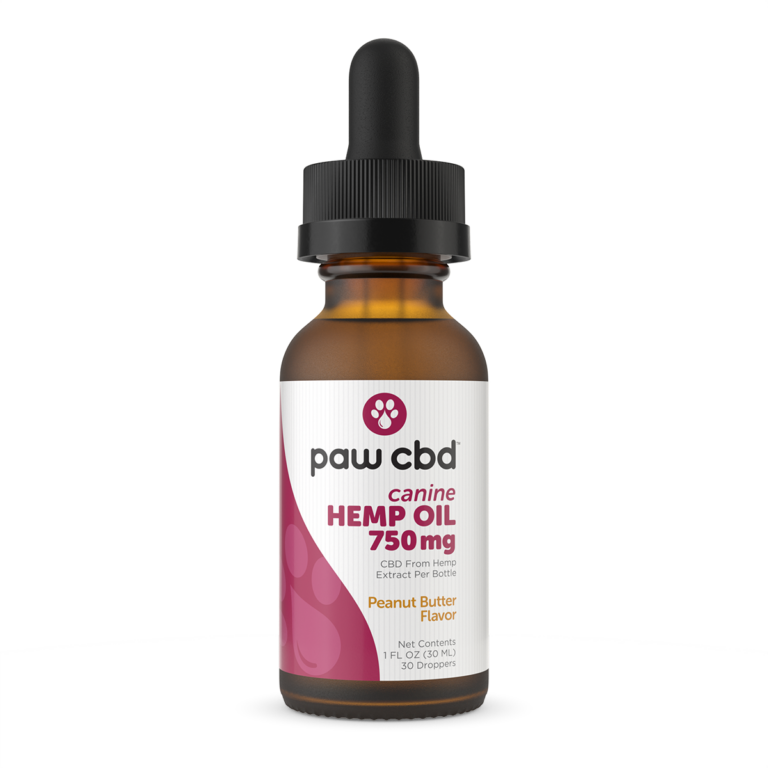 Paw CBD Oil Tincture for Dogs - Peanut Butter