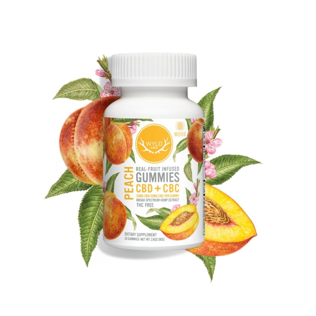 Wyld - Peach CBD + CBC Gummies