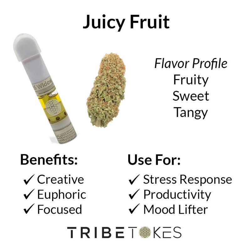 Tribe Tokes - Juicy Fruit- CBD Vape Cartridge