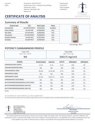 CBDfx Cooling Muscle and Joint Cream