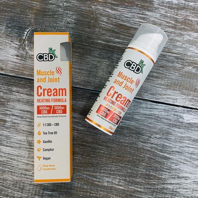 CBDfx CBD:CBG Muscle and Joint Heating Cream