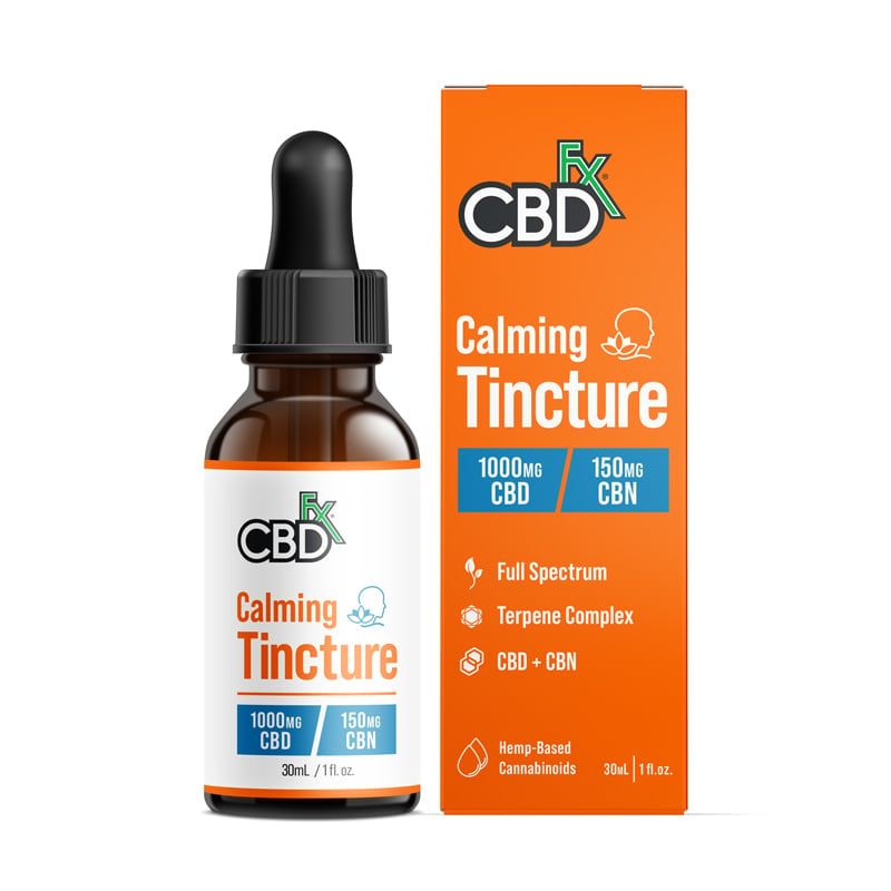 CBDfx Calming Tincture with CBN, Size: 1000MG