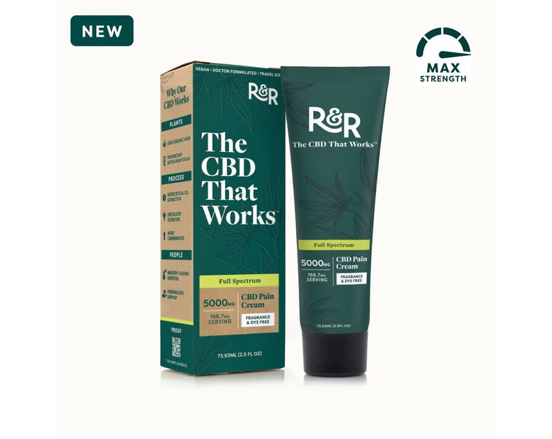 R&amp;R Medicinals - CBD Infused Full Spectrum Cream